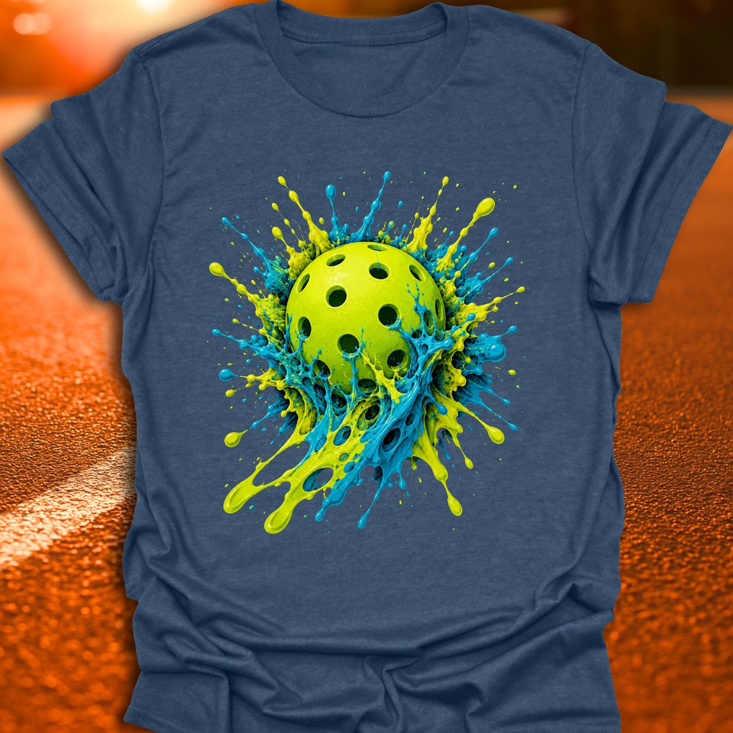 Paint Splash Pickleball T-Shirt