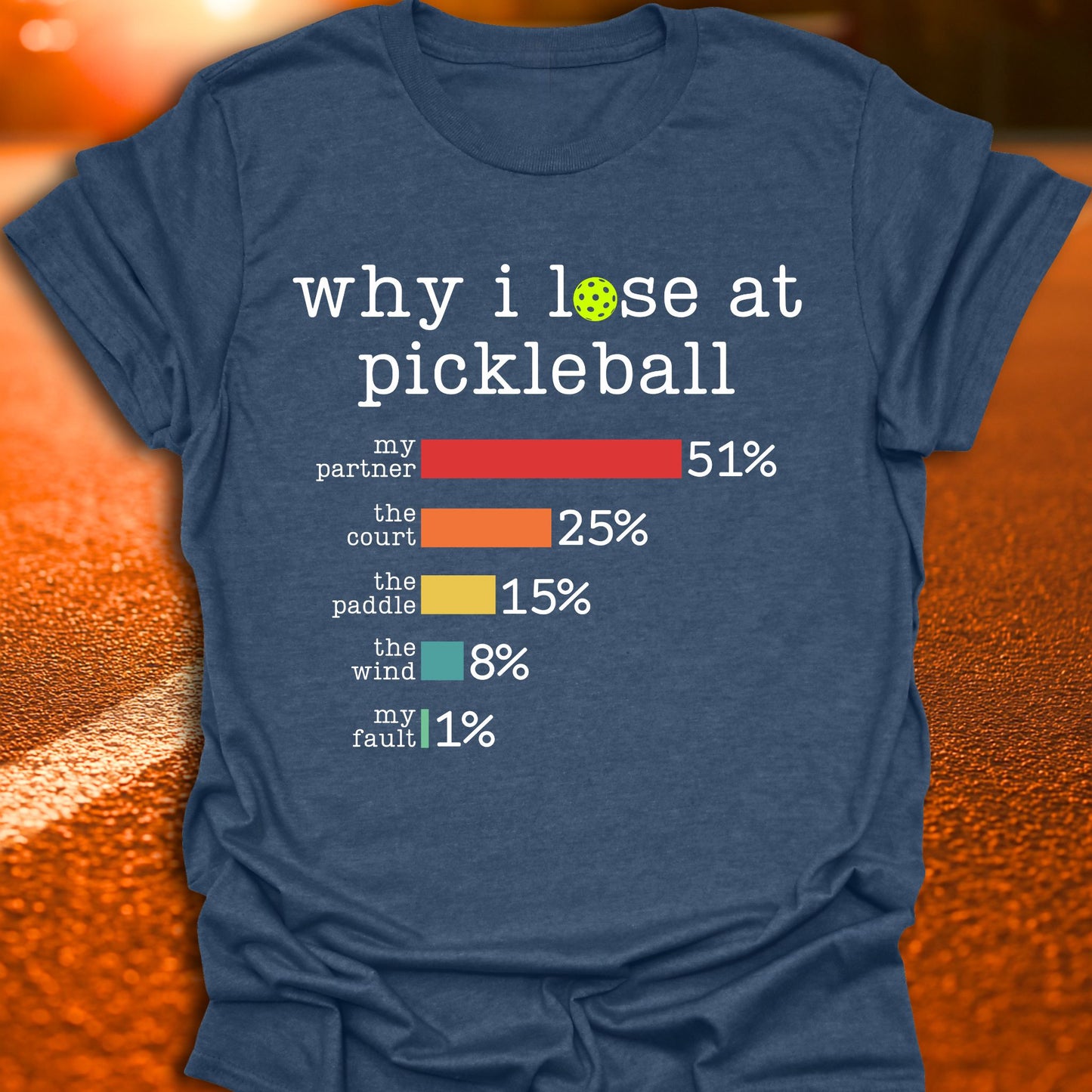 Why I Lose At Pickleball T-Shirt