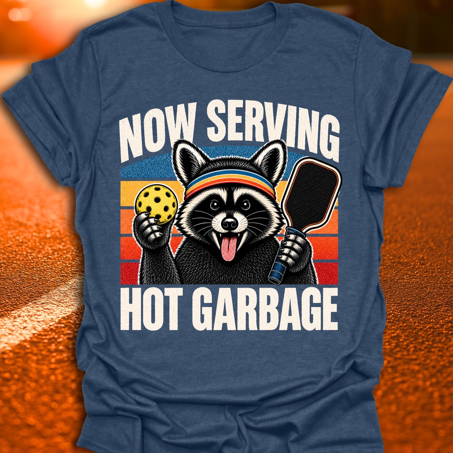 Now Serving Hot Garbage Pickleball T-Shirt