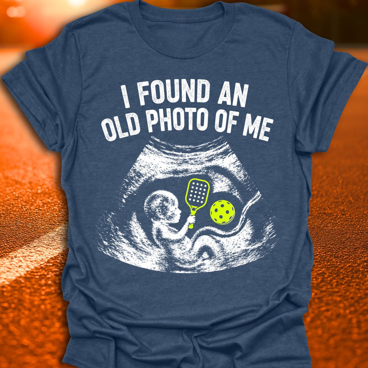 Old Photo Pickleball T-Shirt