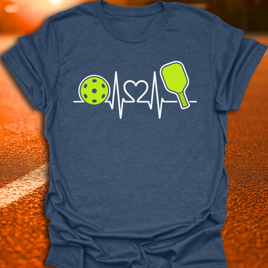 Pickleball Heartbeat T-Shirt