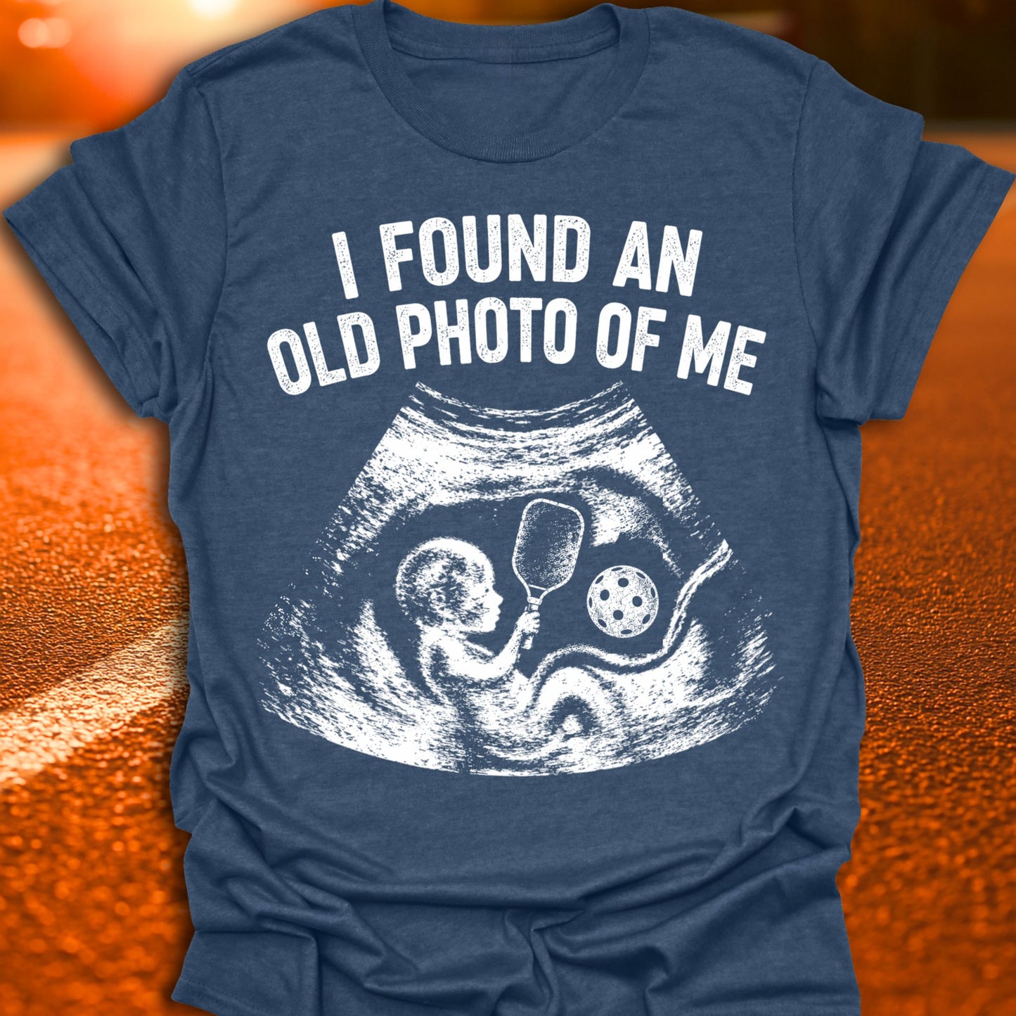 Old Photo Pickleball T-Shirt