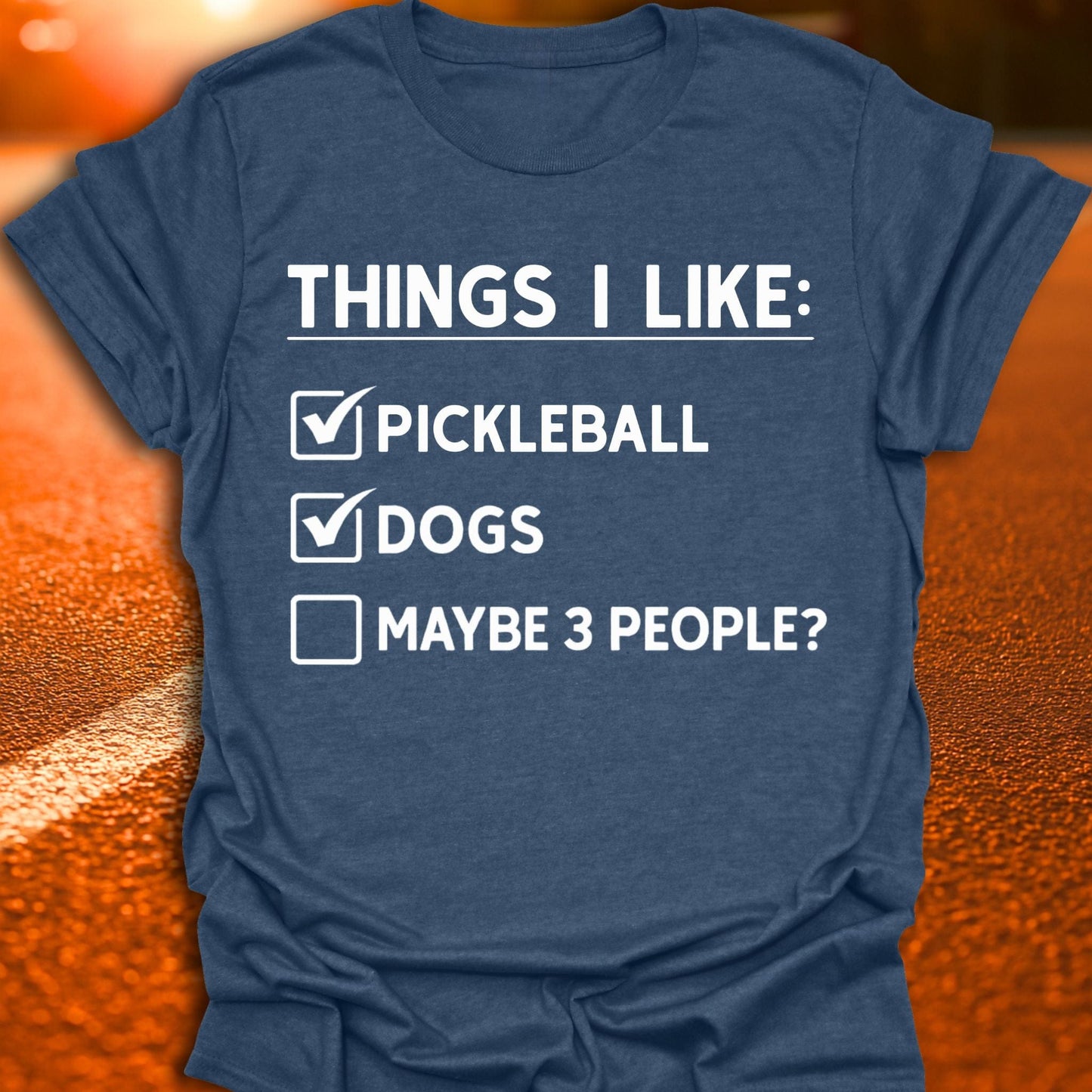 Things I Like Pickleball T-Shirt