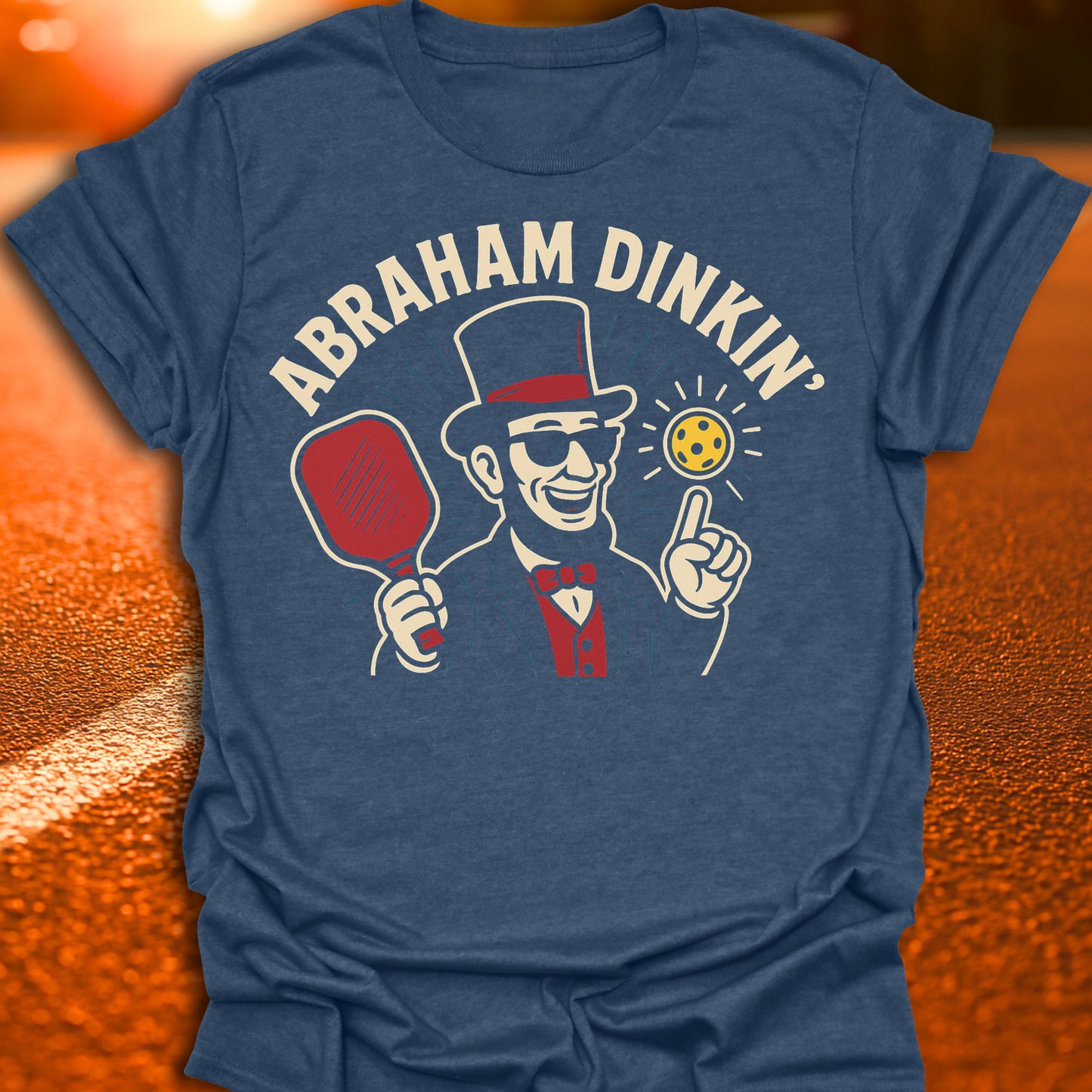 Abraham Dinkin' Pickleball T-Shirt
