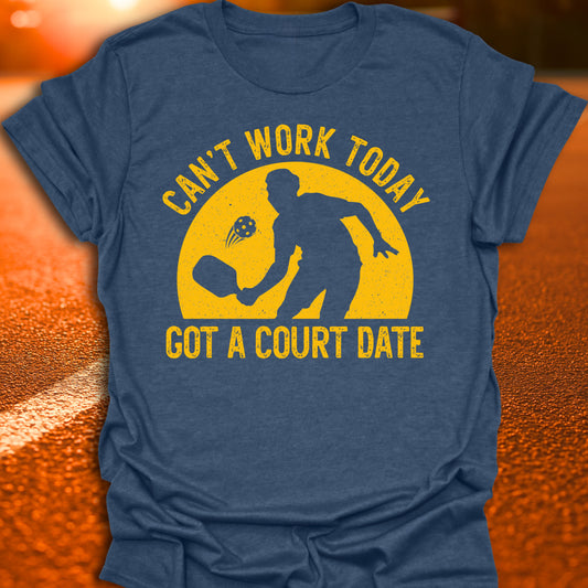 Court Date Pickleball T-Shirt