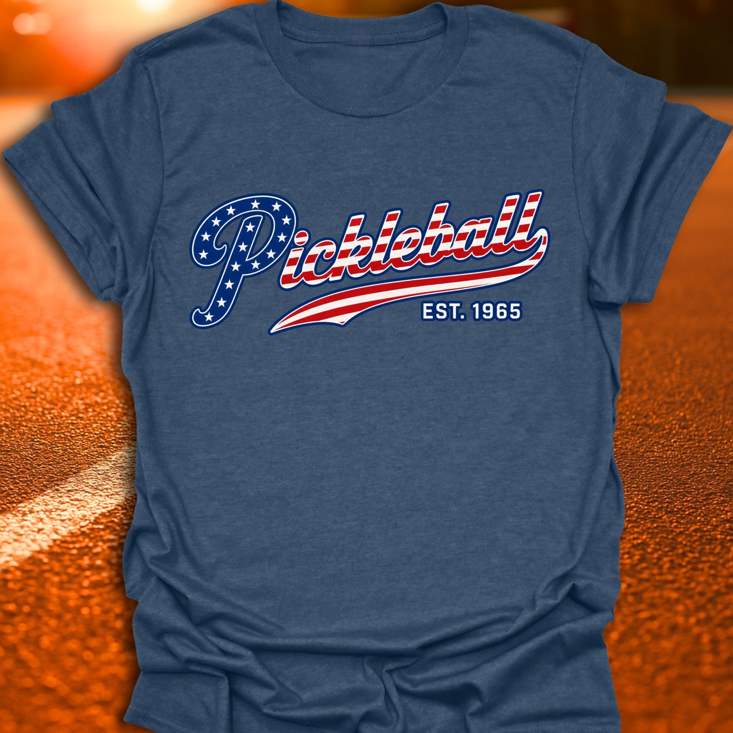 Est. 1965 Patriotic Pickleball T-Shirt