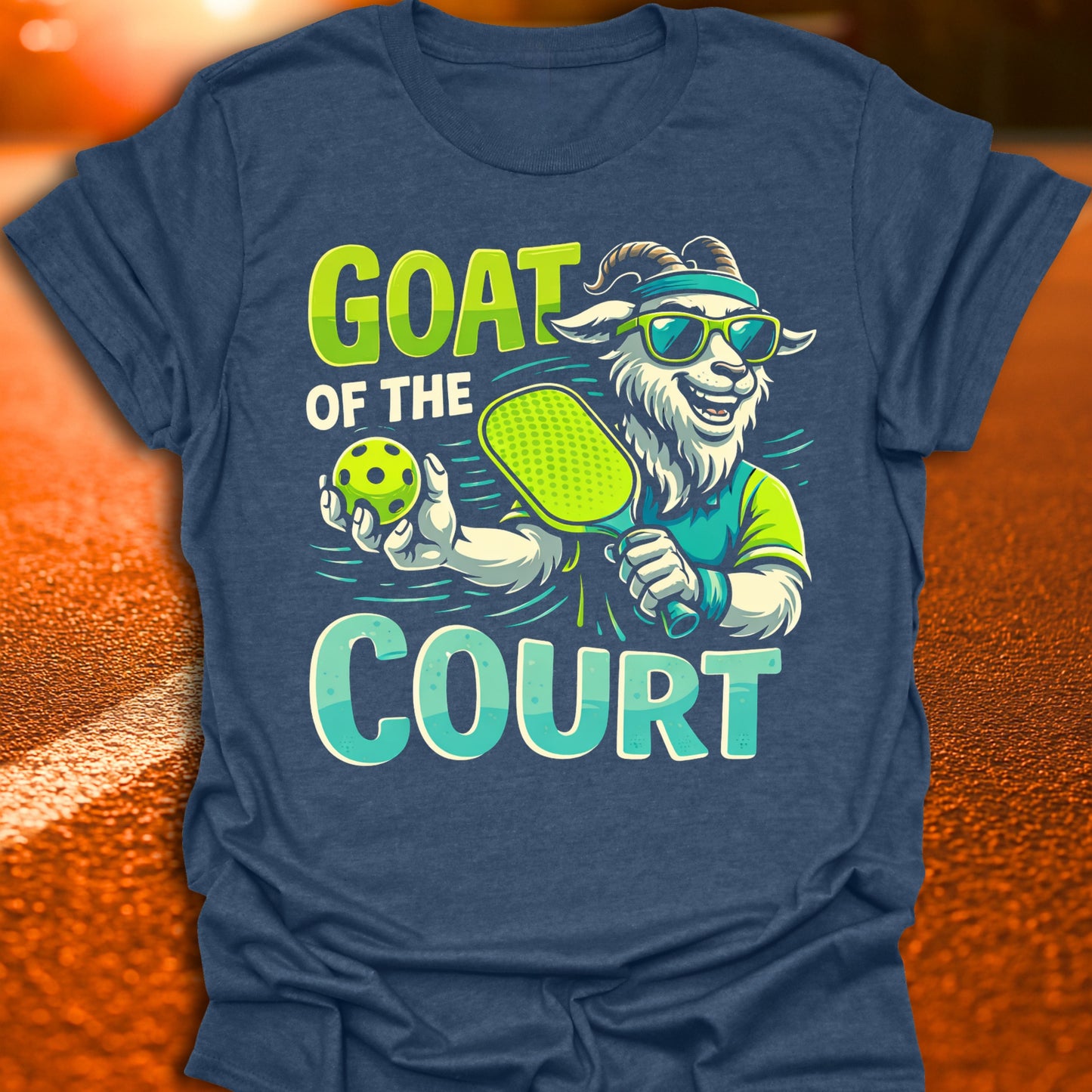 Goat Of The Court Pickleball T-Shirt