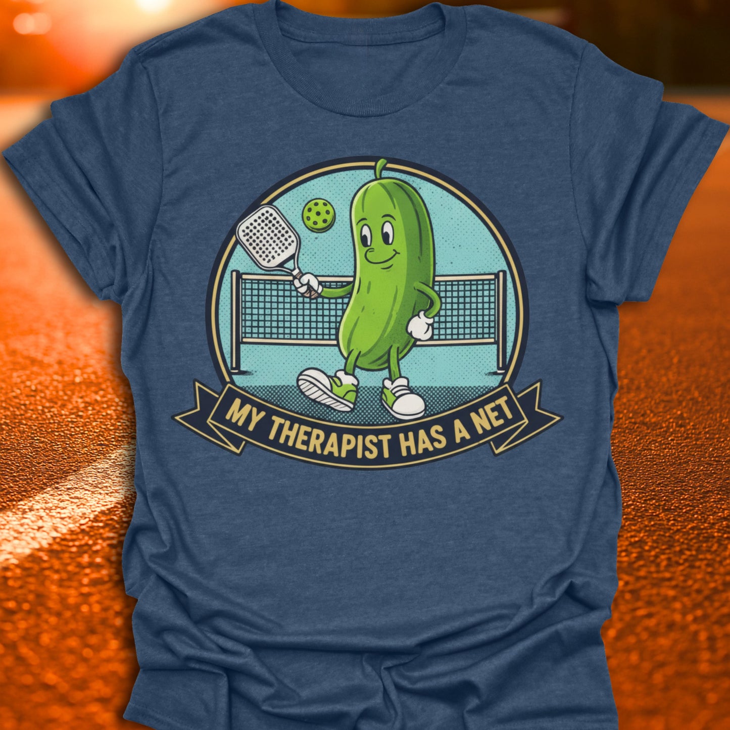 My Therapist Has A Net Pickleball T-Shirt
