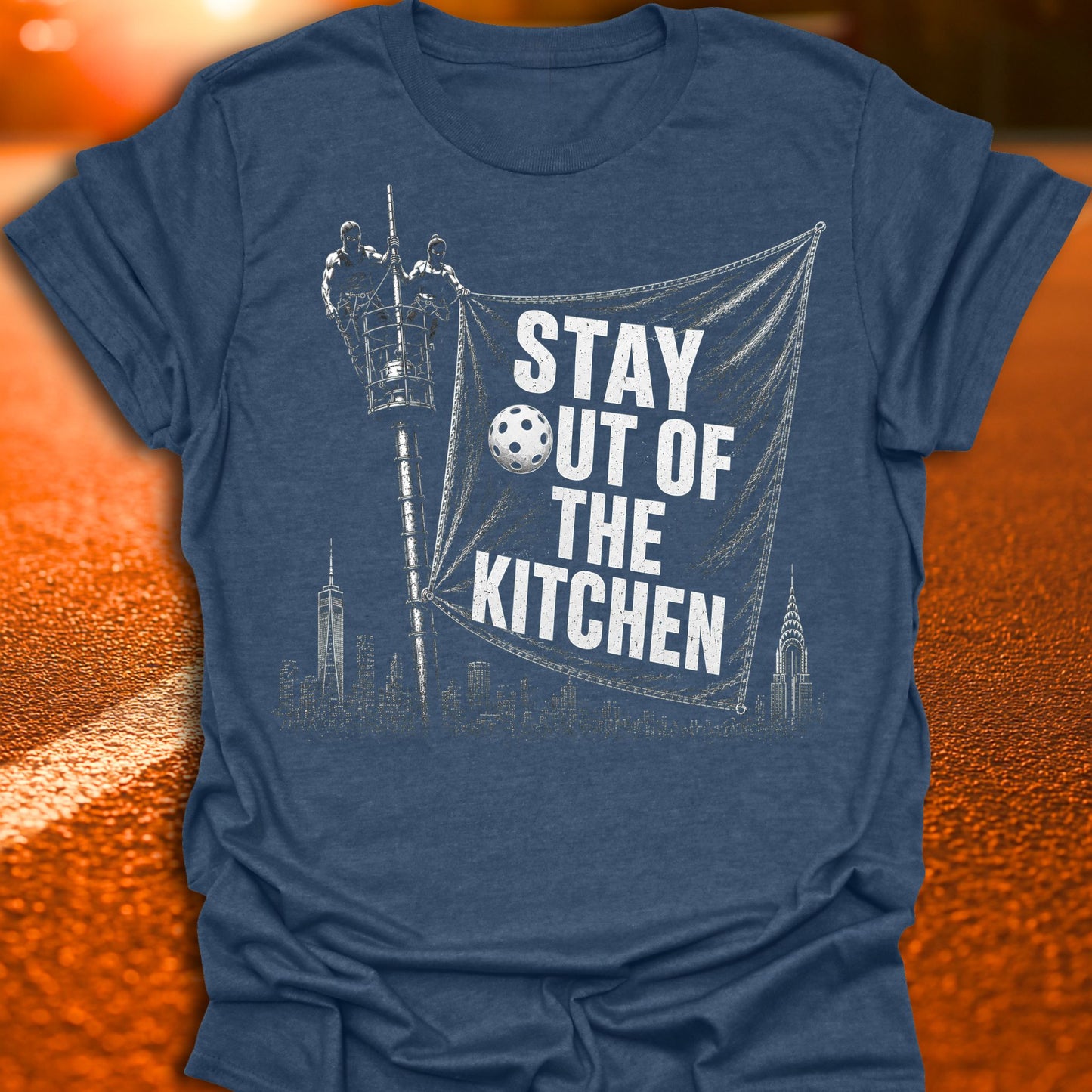 Stay Out Of The Kitchen Meme Pickleball T-Shirt