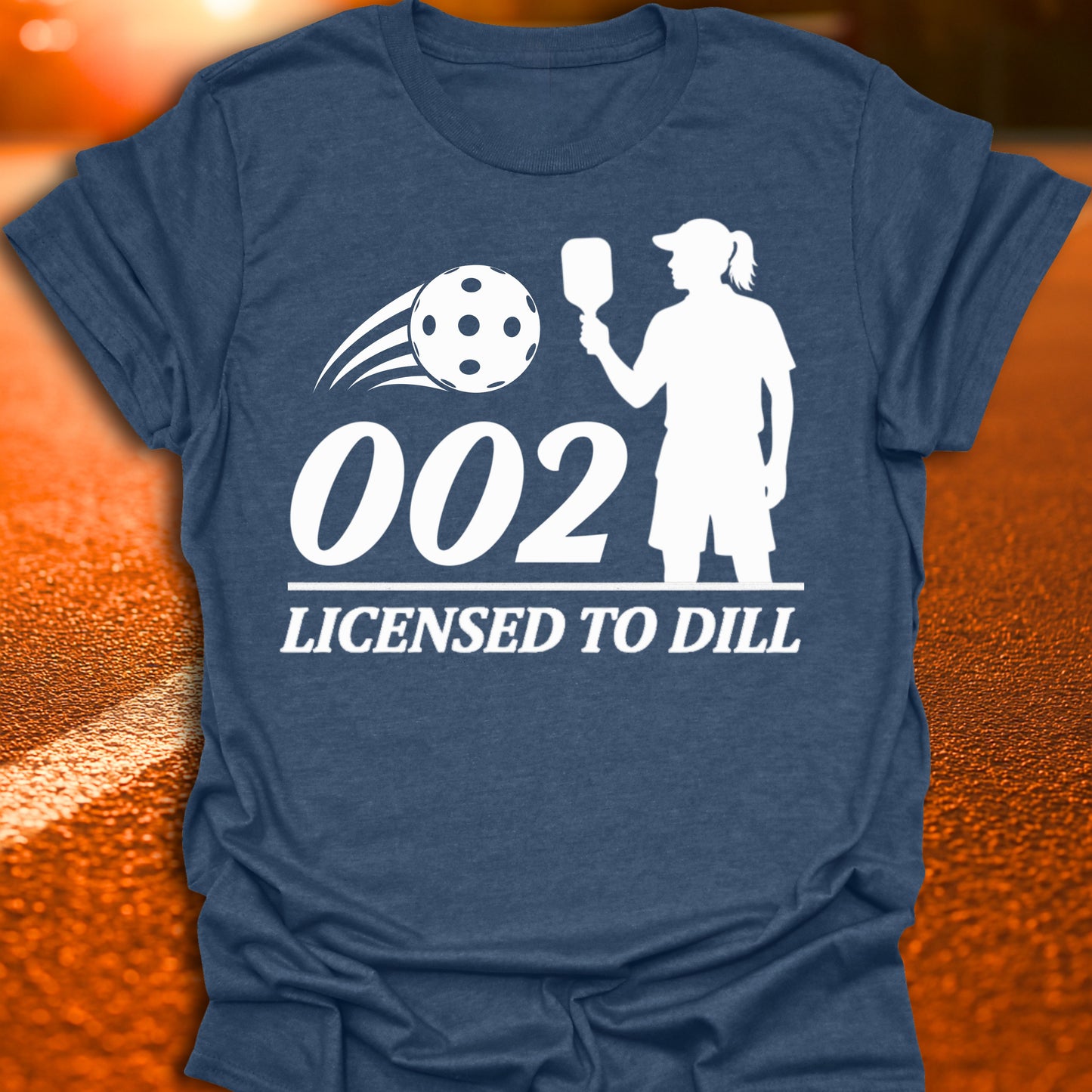 002 Licensed To Dill (Women's) Pickleball T-Shirt