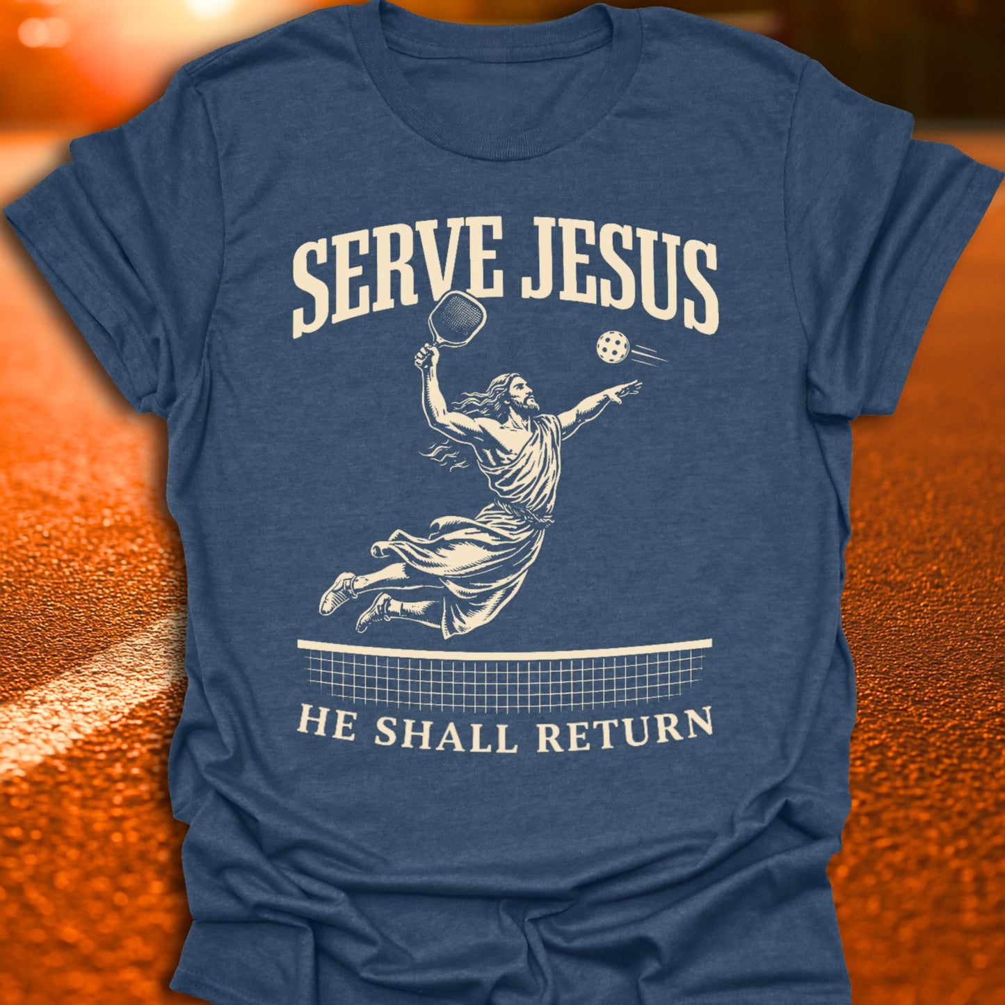 Serve Jesus Pickleball T-Shirt