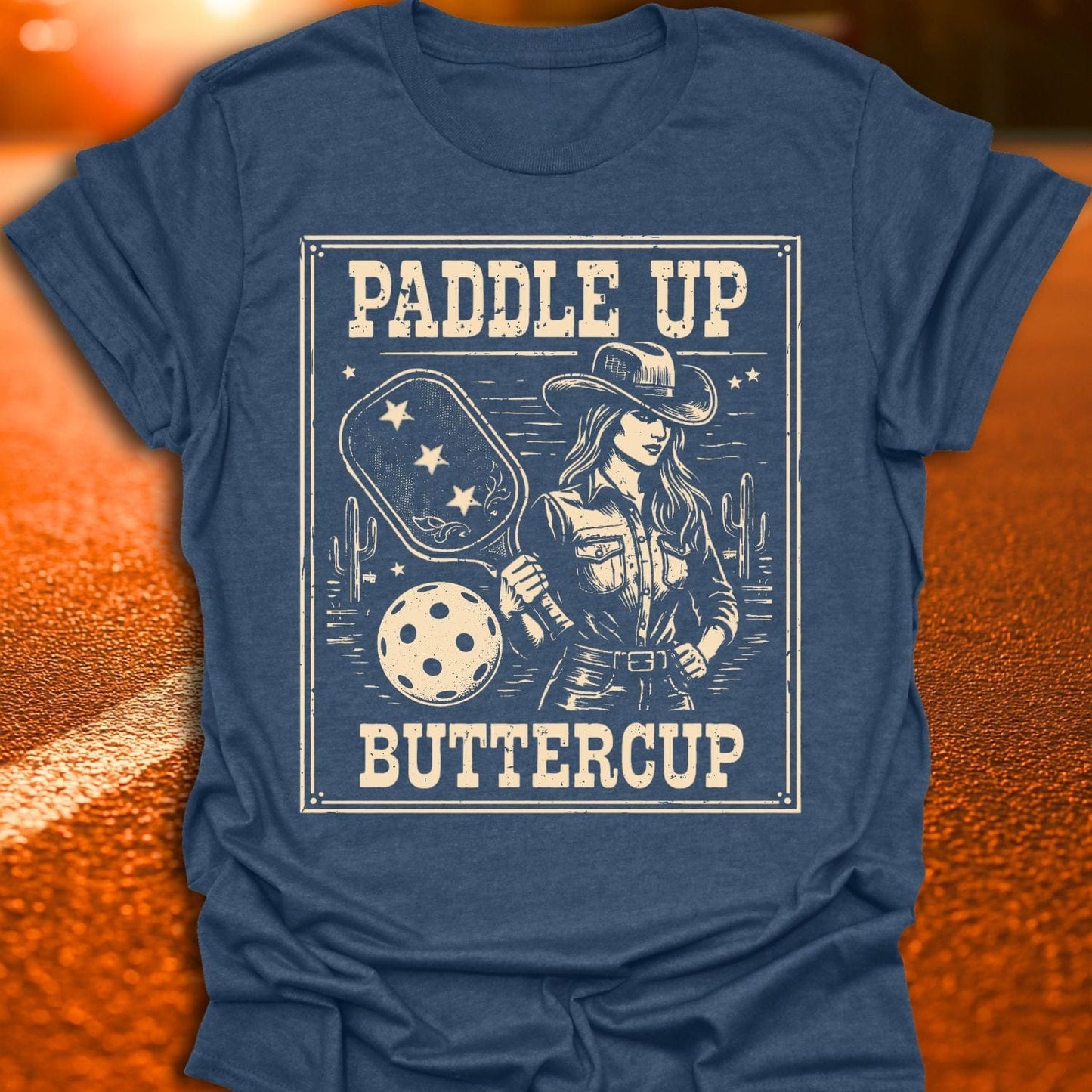 Paddle Up Buttercup Pickleball T-Shirt