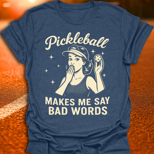 Bad Words Vintage Pickleball T-Shirt