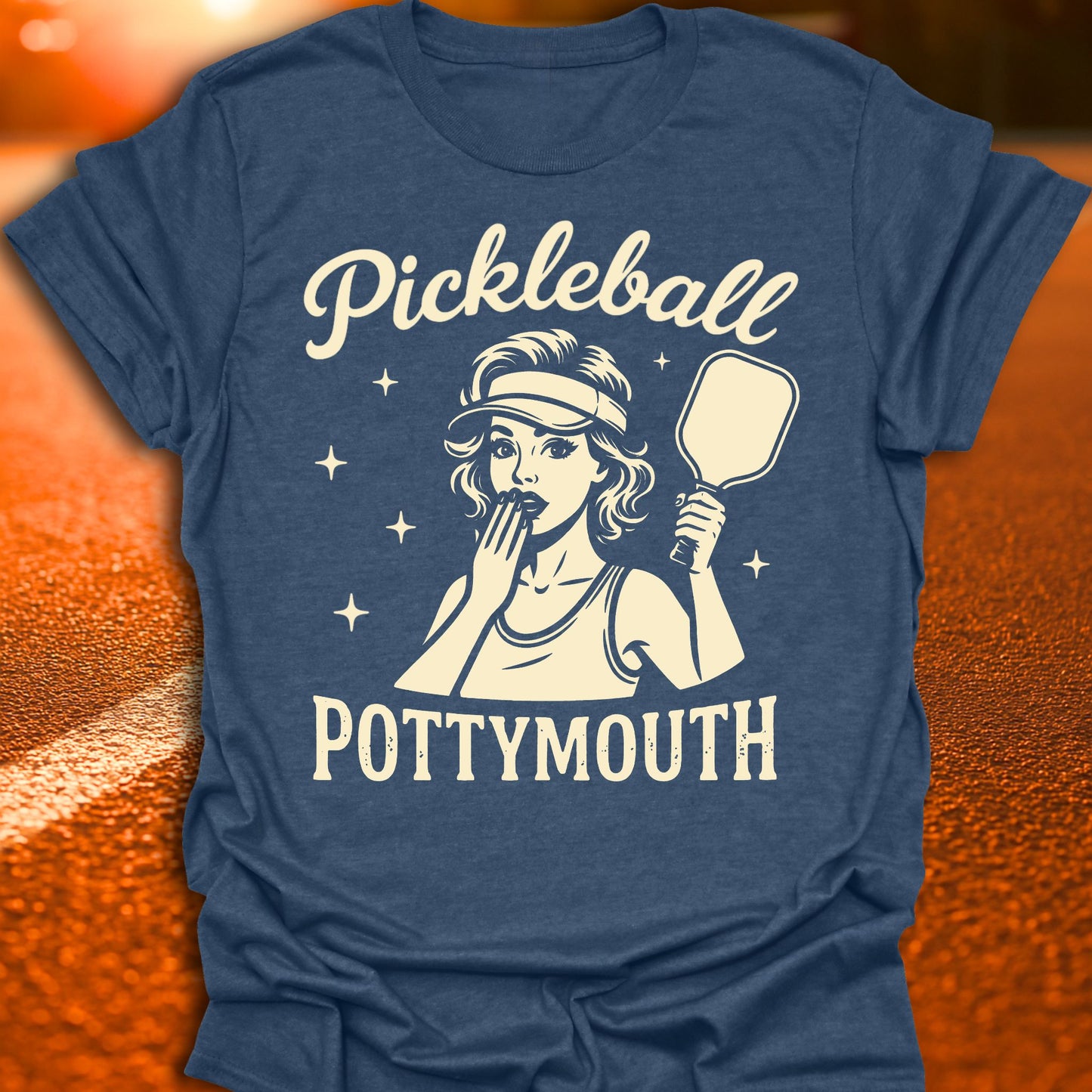 Pickleball Pottymouth Vintage T-Shirt