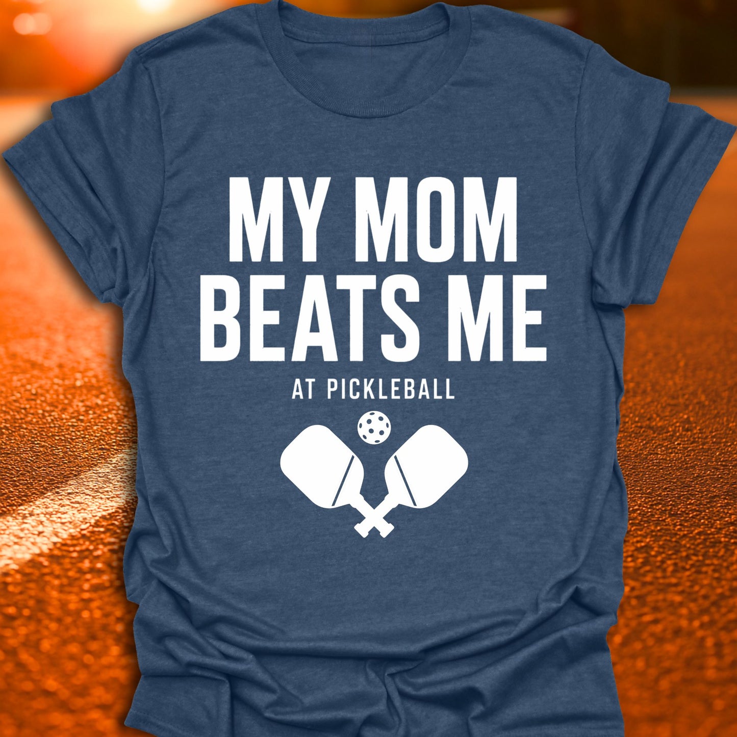 My Mom Beats Me Pickleball T-Shirt