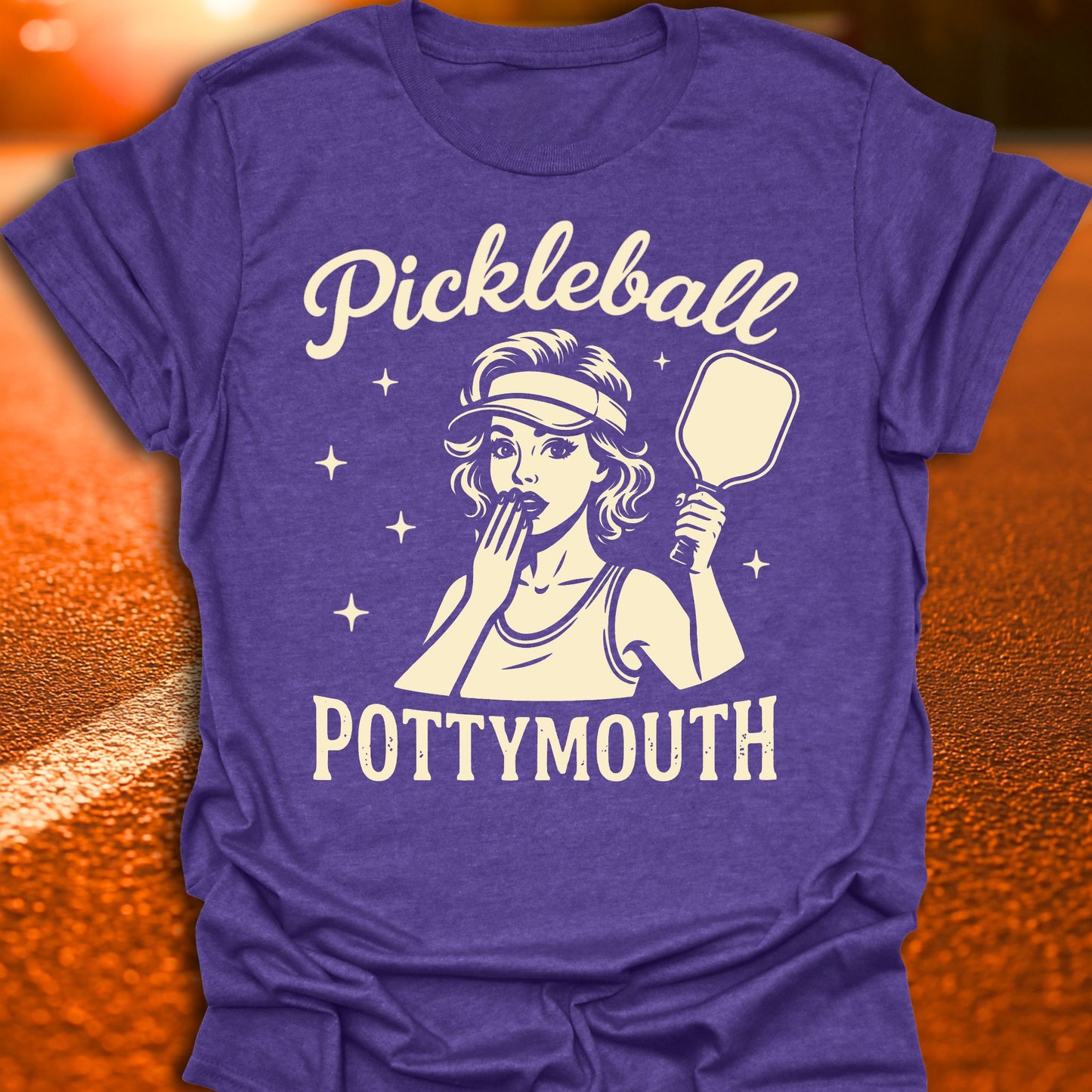 Pickleball Pottymouth Vintage T-Shirt