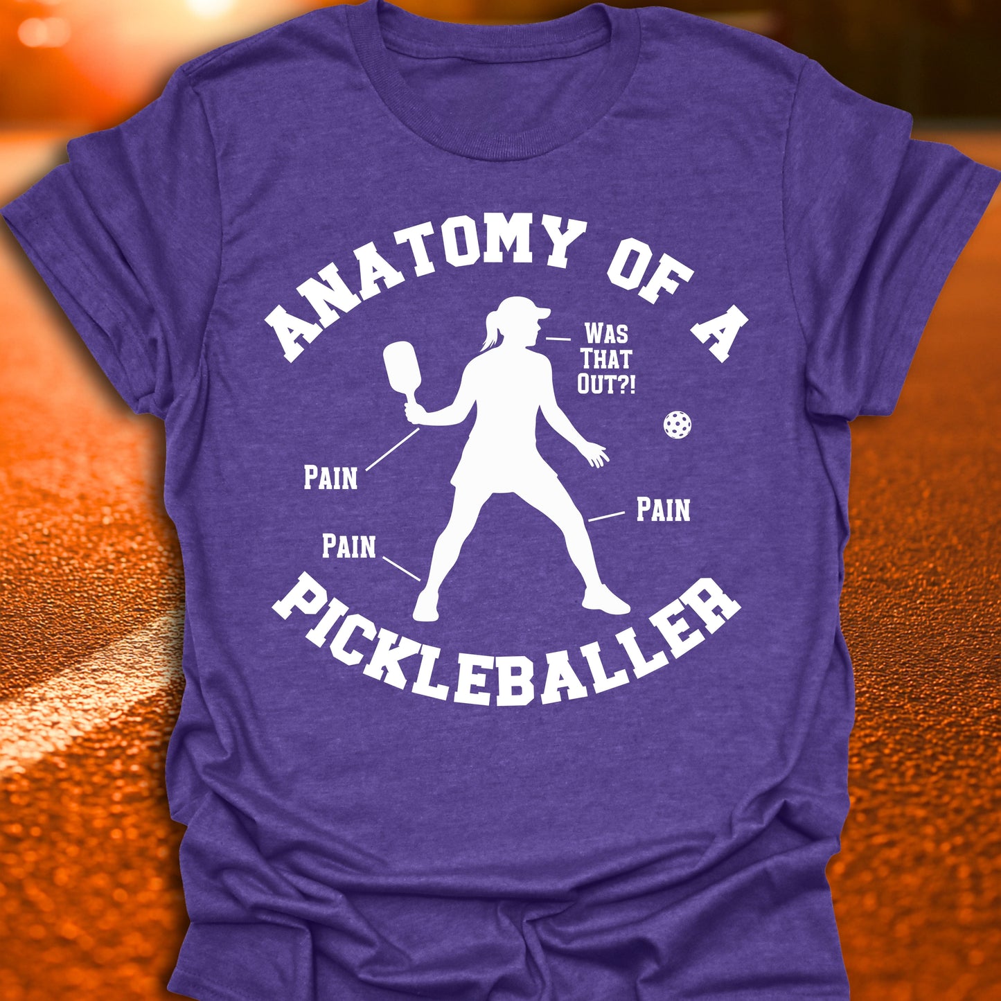Anatomy Of A Pickleballer T-Shirt