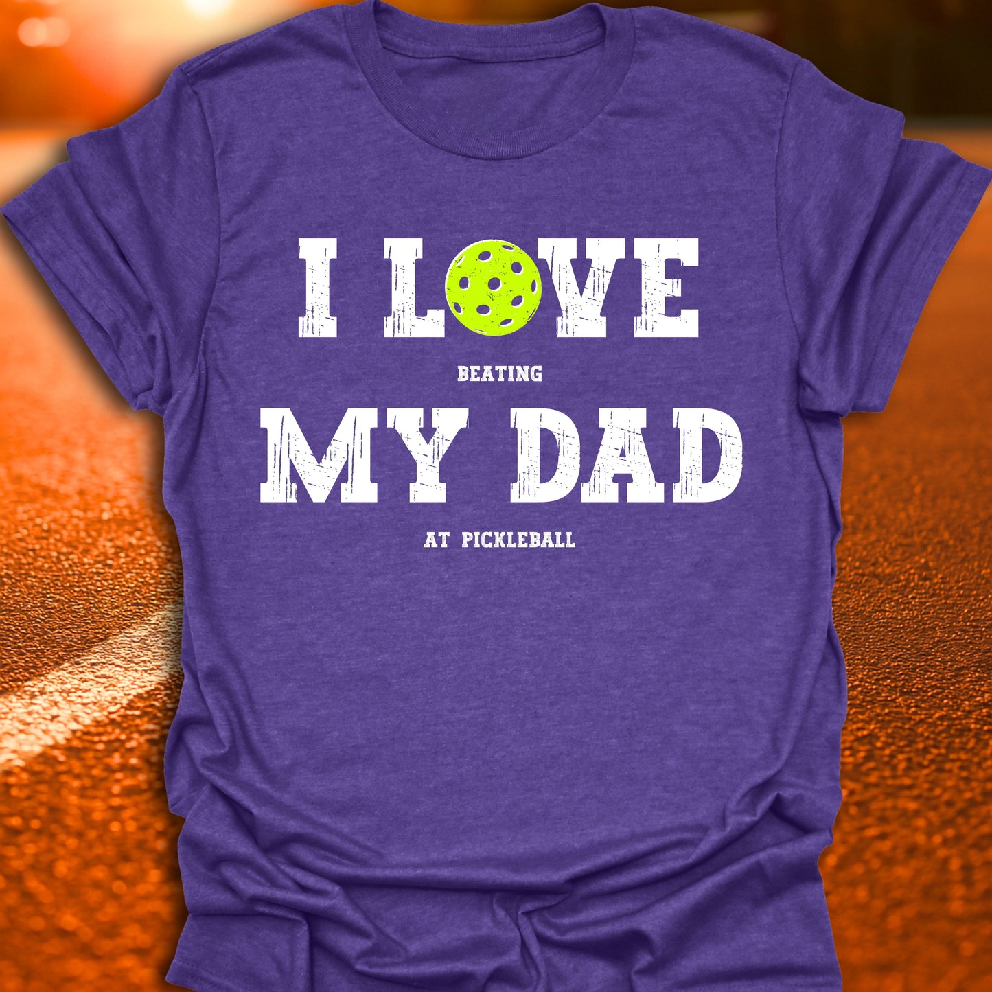 I Love My Dad Pickleball T-Shirt