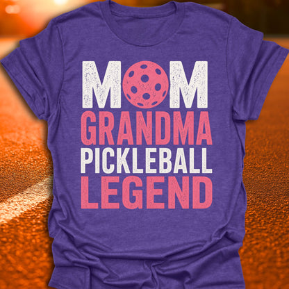Mom, Grandma, Pickleball Legend T-Shirt