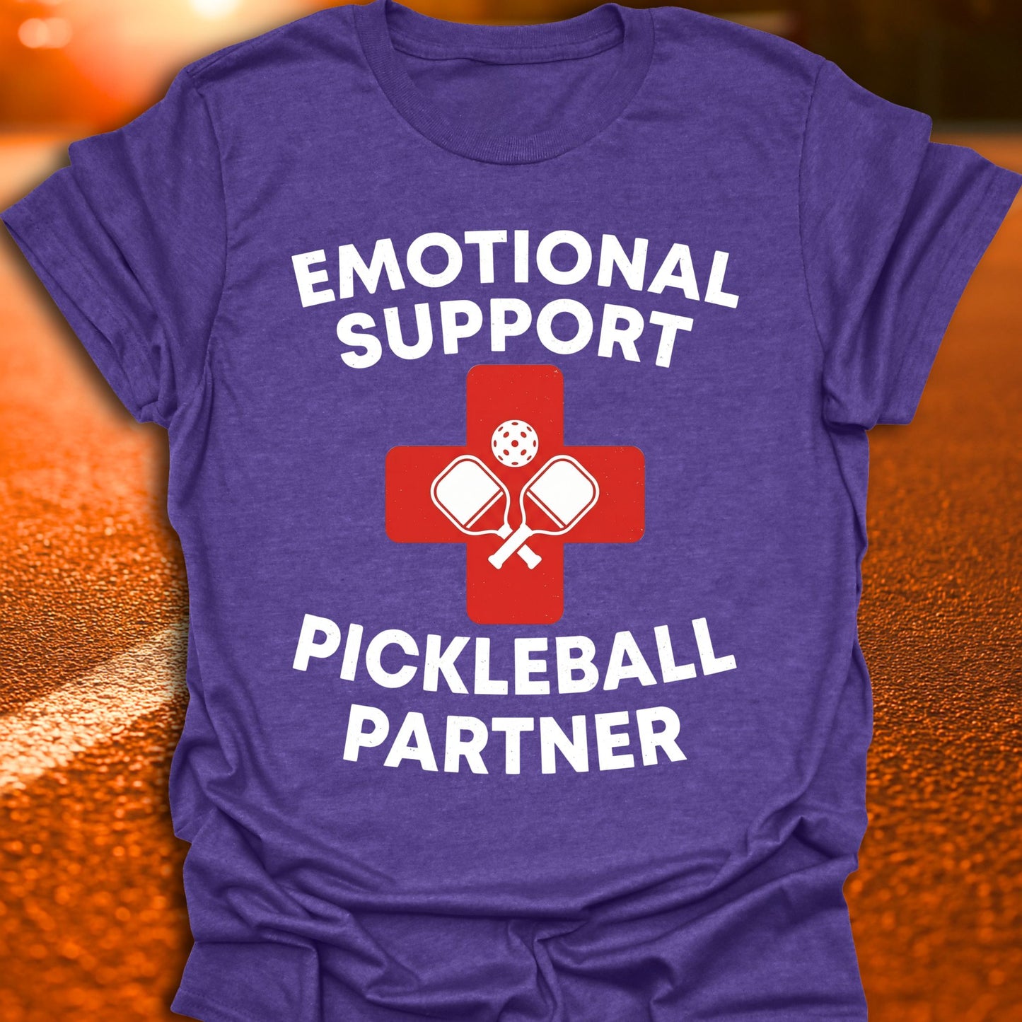 Emotional Support Pickleball Partner T-Shirt