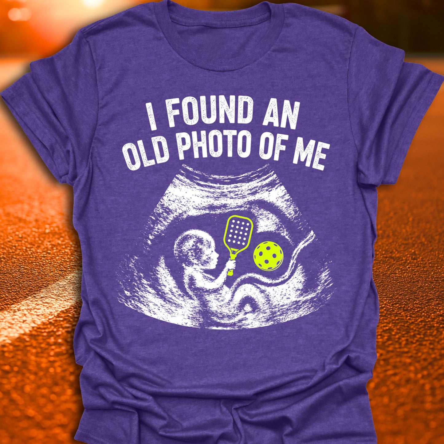Old Photo Pickleball T-Shirt