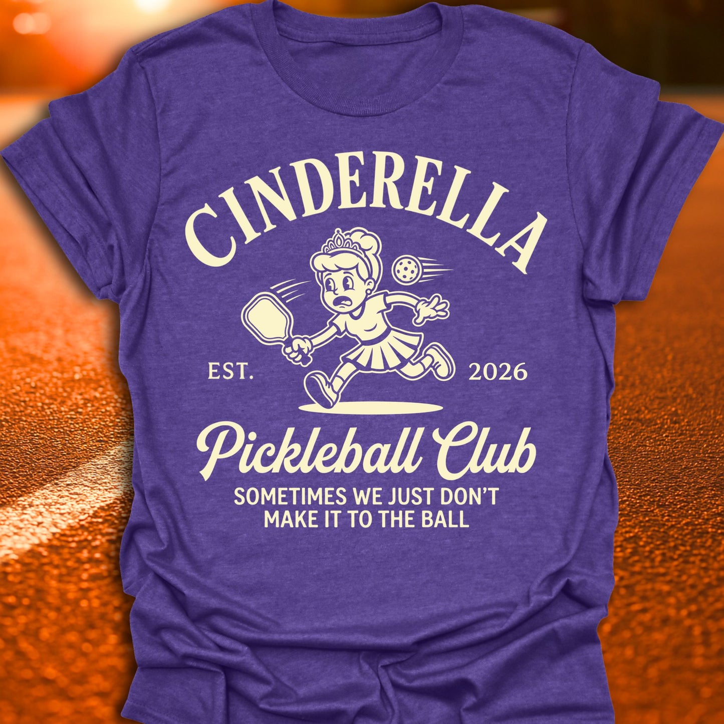 Cinderella Pickleball Club T-Shirt