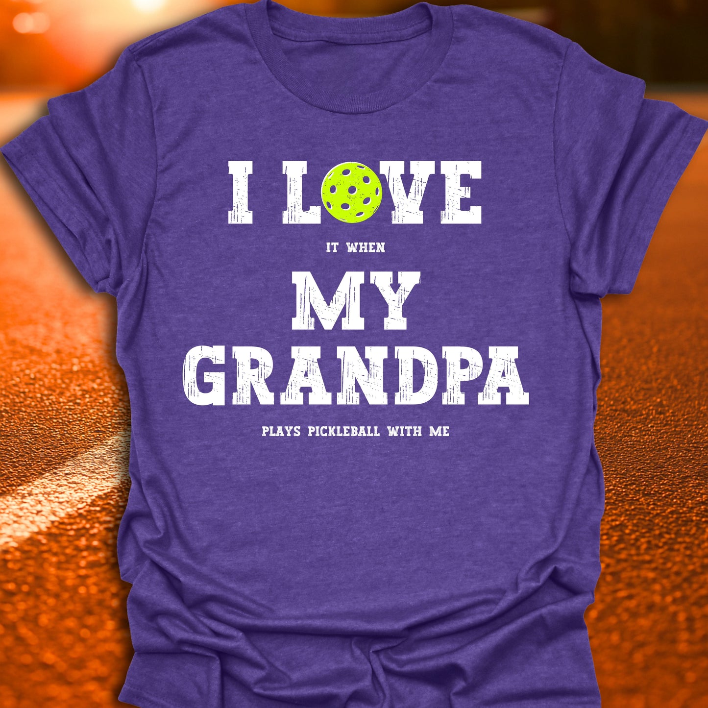 I Love My Grandpa Pickleball T-Shirt