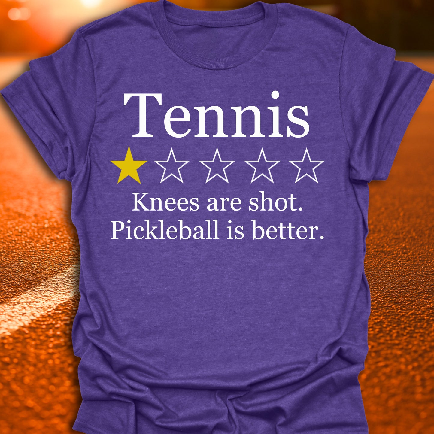 1 Star Tennis Pickleball T-Shirt