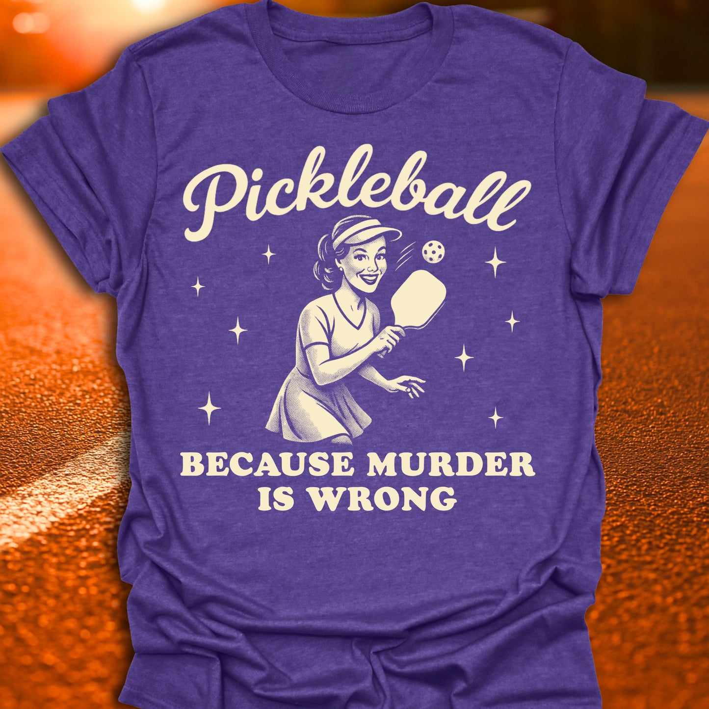 Murder Is Wrong Pickleball T-Shirt (Remix)