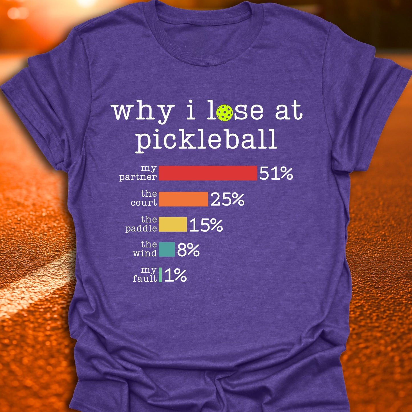 Why I Lose At Pickleball T-Shirt