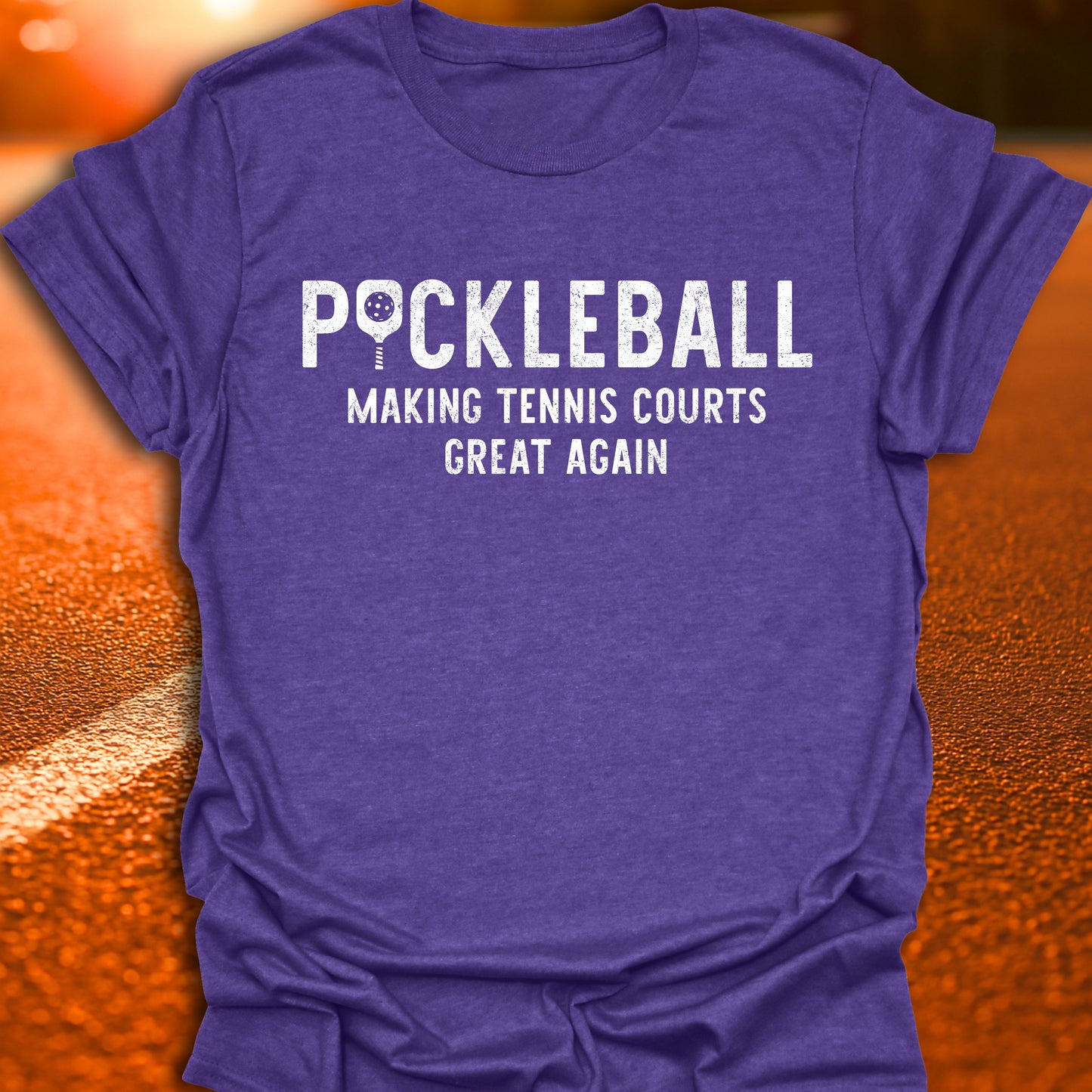 Making Tennis Courts Great Again Pickleball T-Shirt