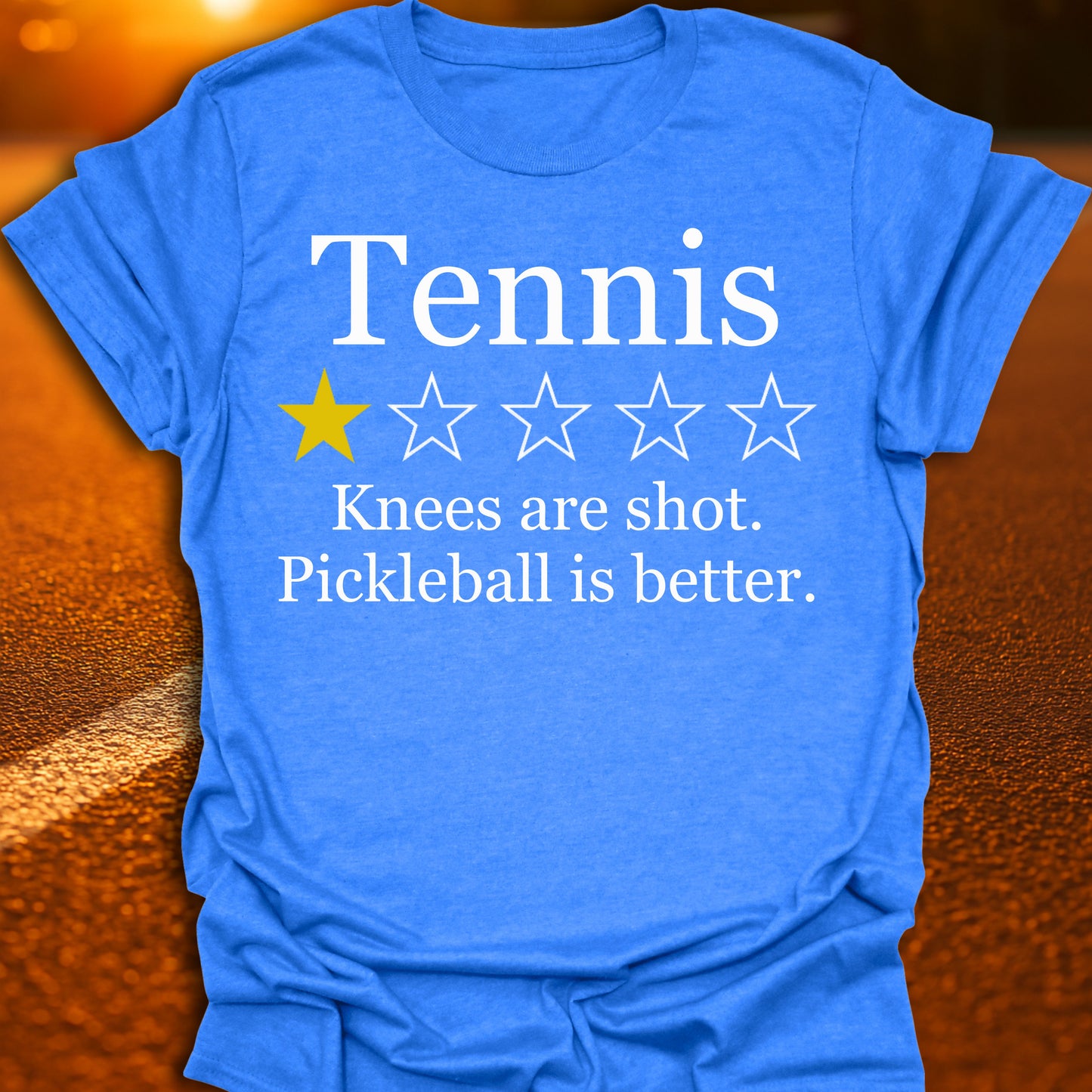 1 Star Tennis Pickleball T-Shirt