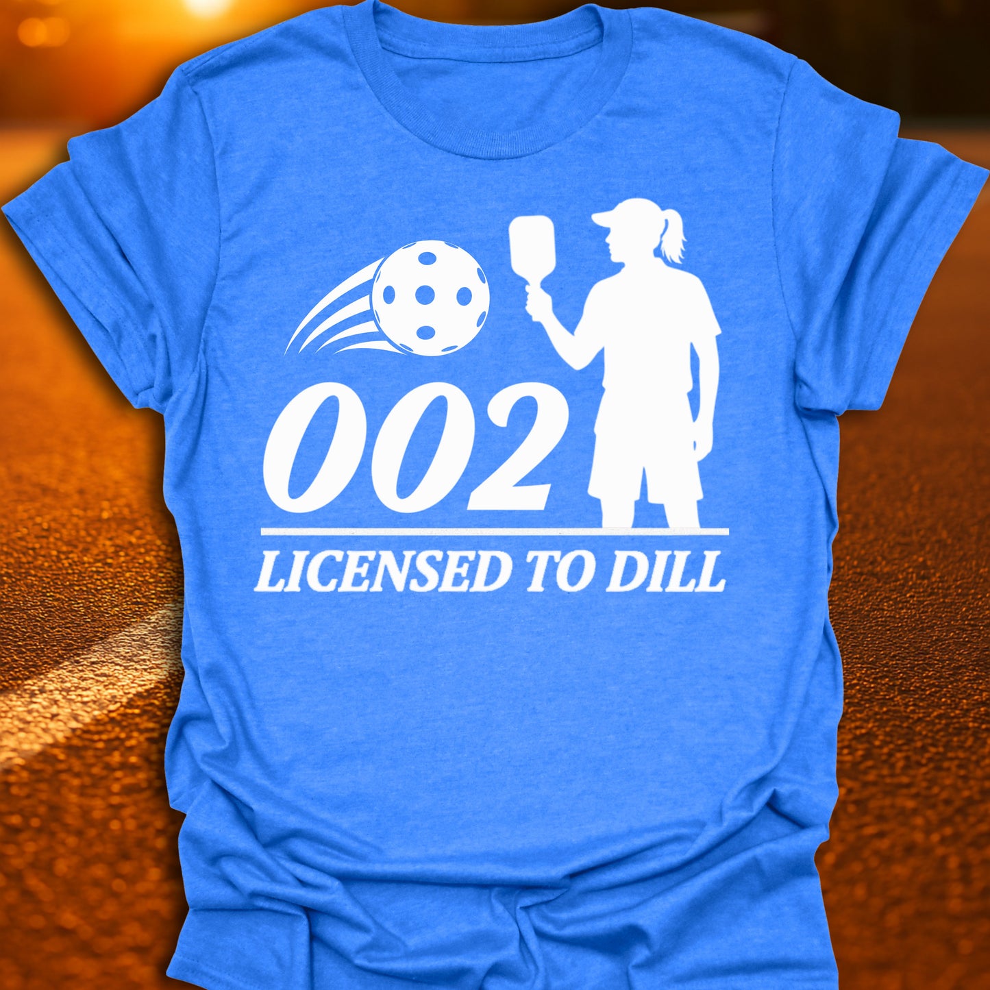 002 Licensed To Dill (Women's) Pickleball T-Shirt