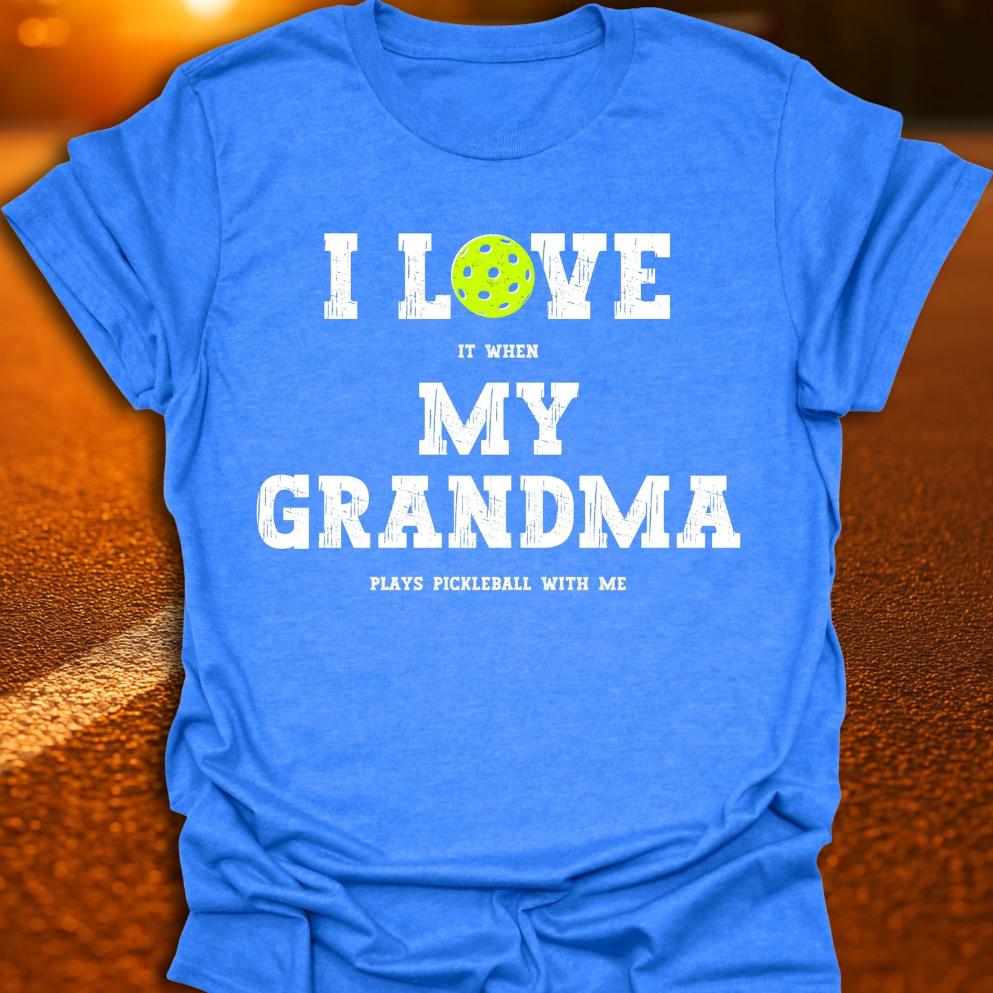 I Love My Grandpa Pickleball T-Shirt