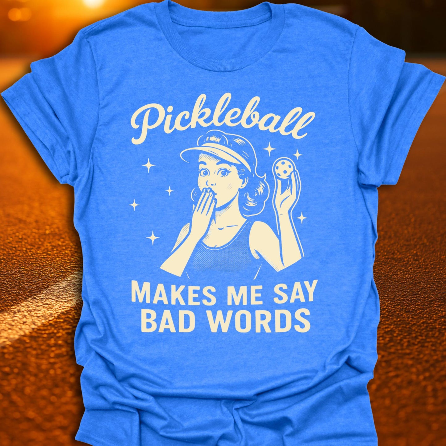 Bad Words Vintage Pickleball T-Shirt