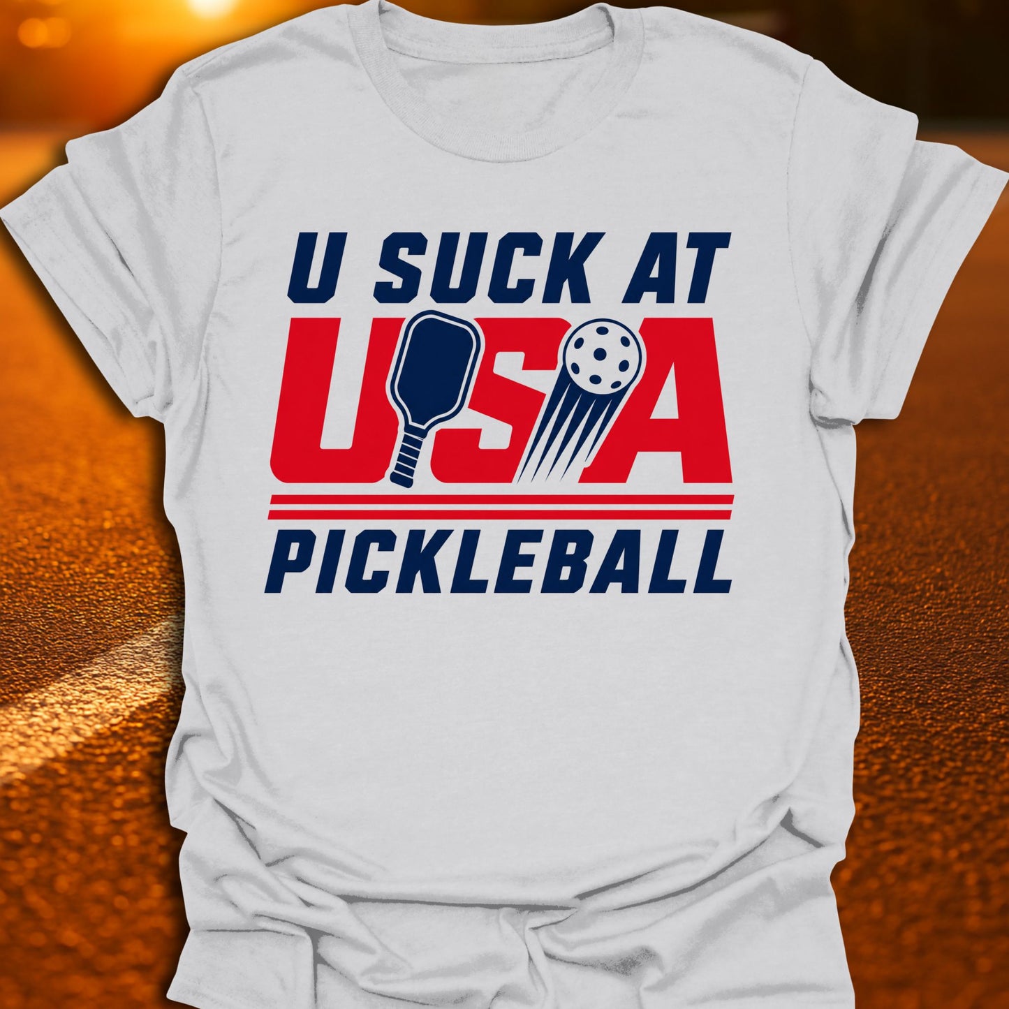 USA (U Suck At) Pickleball T-Shirt