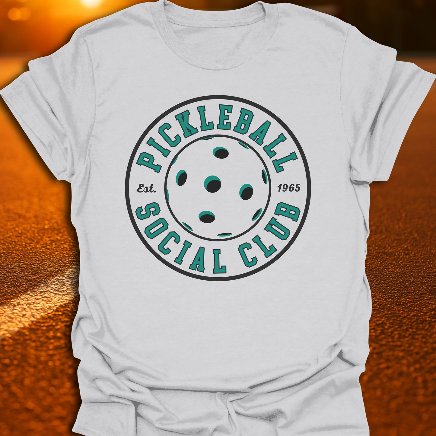 Pickleball Social Club (Circle) T-Shirt