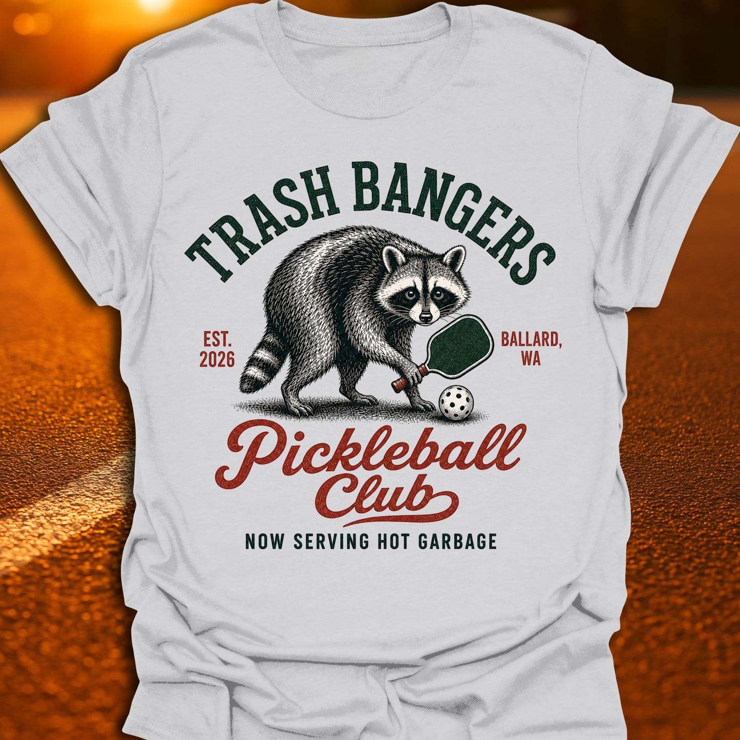 Trash Bangers Pickleball Club Jimothy T-Shirt