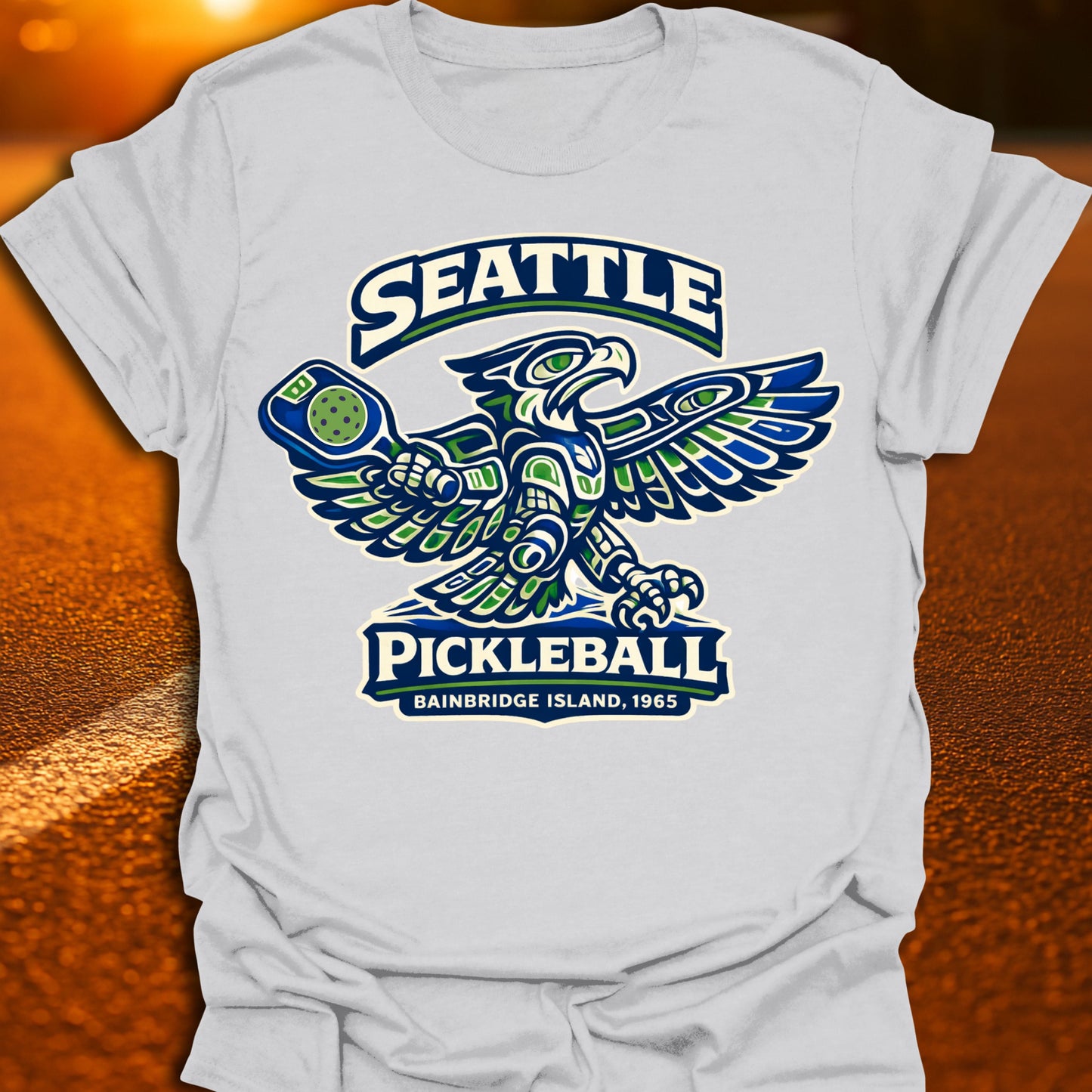 Seattle Throwback Pickleball T-Shirt