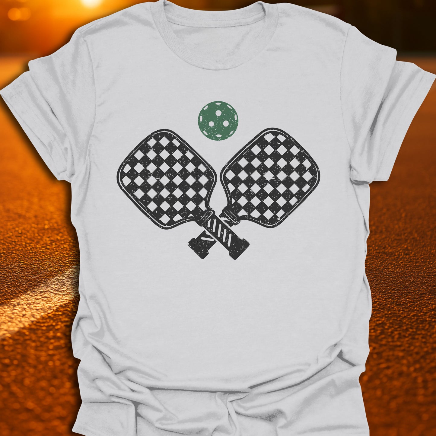 Checkerboard Paddles & Ball T-Shirt