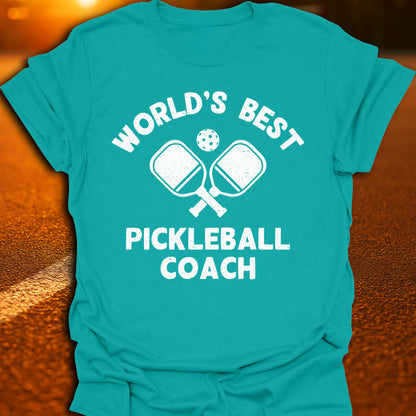 World's Best Pickleball Coach T-Shirt