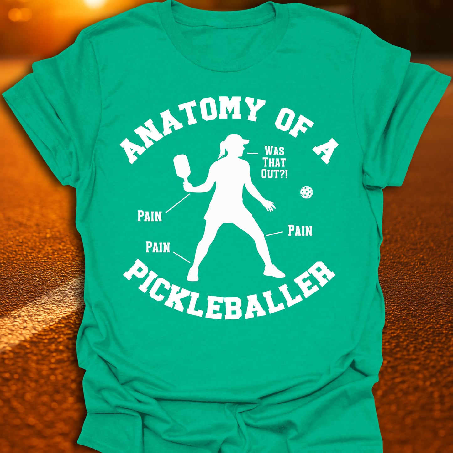 Anatomy Of A Pickleballer T-Shirt
