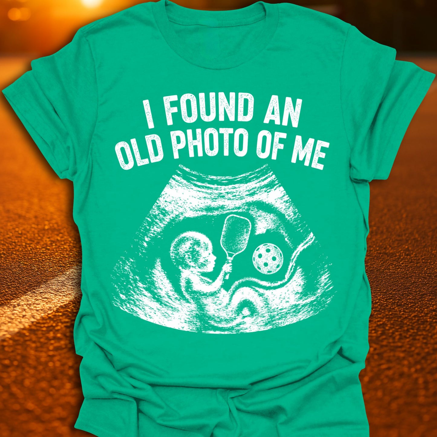 Old Photo Pickleball T-Shirt