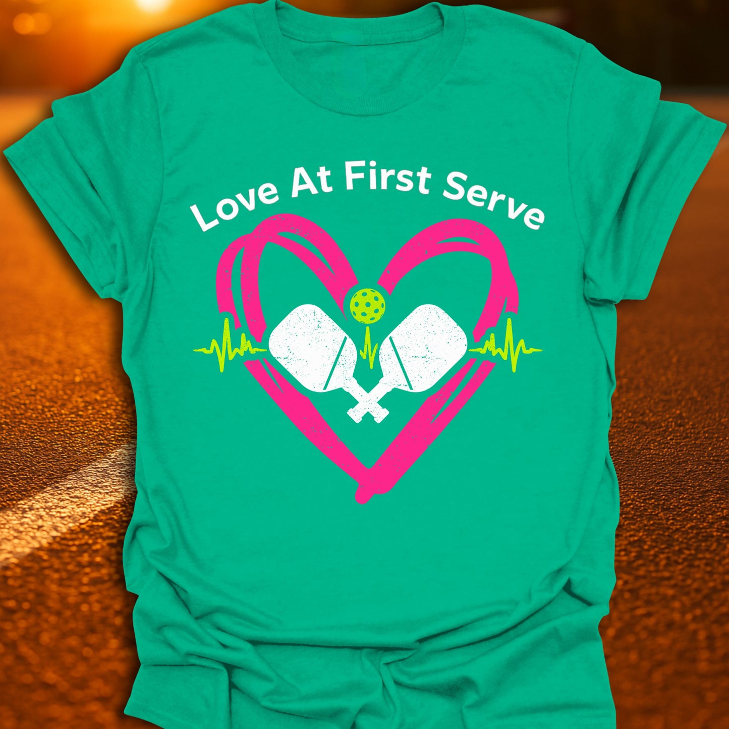 Love At First Serve Pickleball T-Shirt