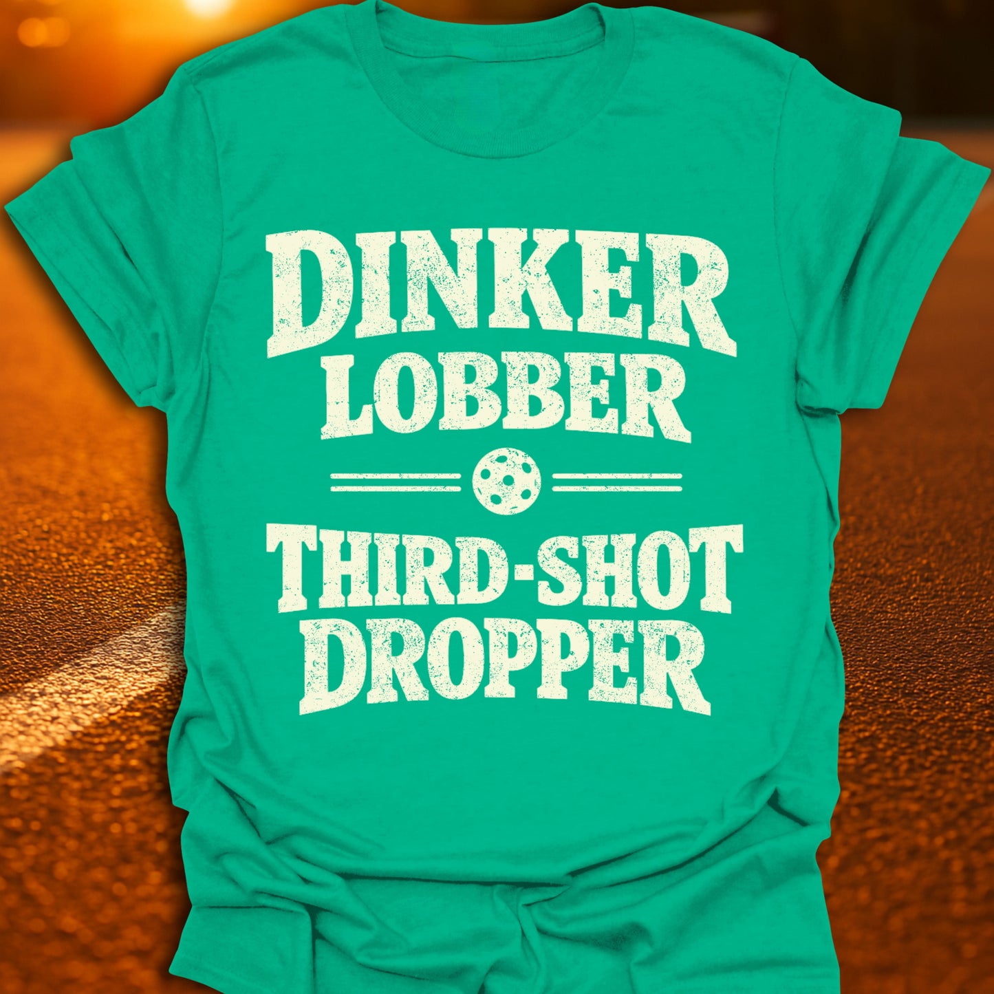 Dinker Lobber Third-Shot Dropper Pickleball T-Shirt