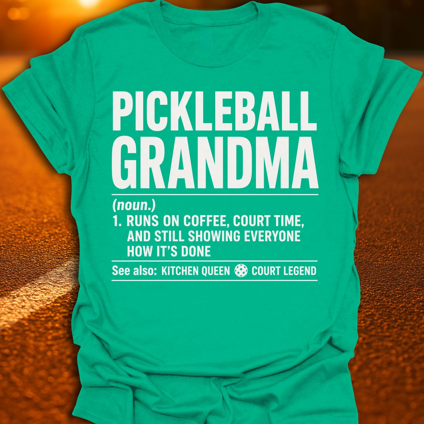 Pickleball Grandma Definition T-Shirt