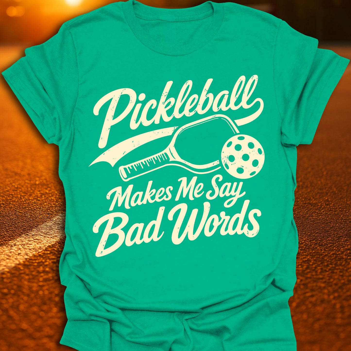 Bad Words Vintage Pickleball T-Shirt