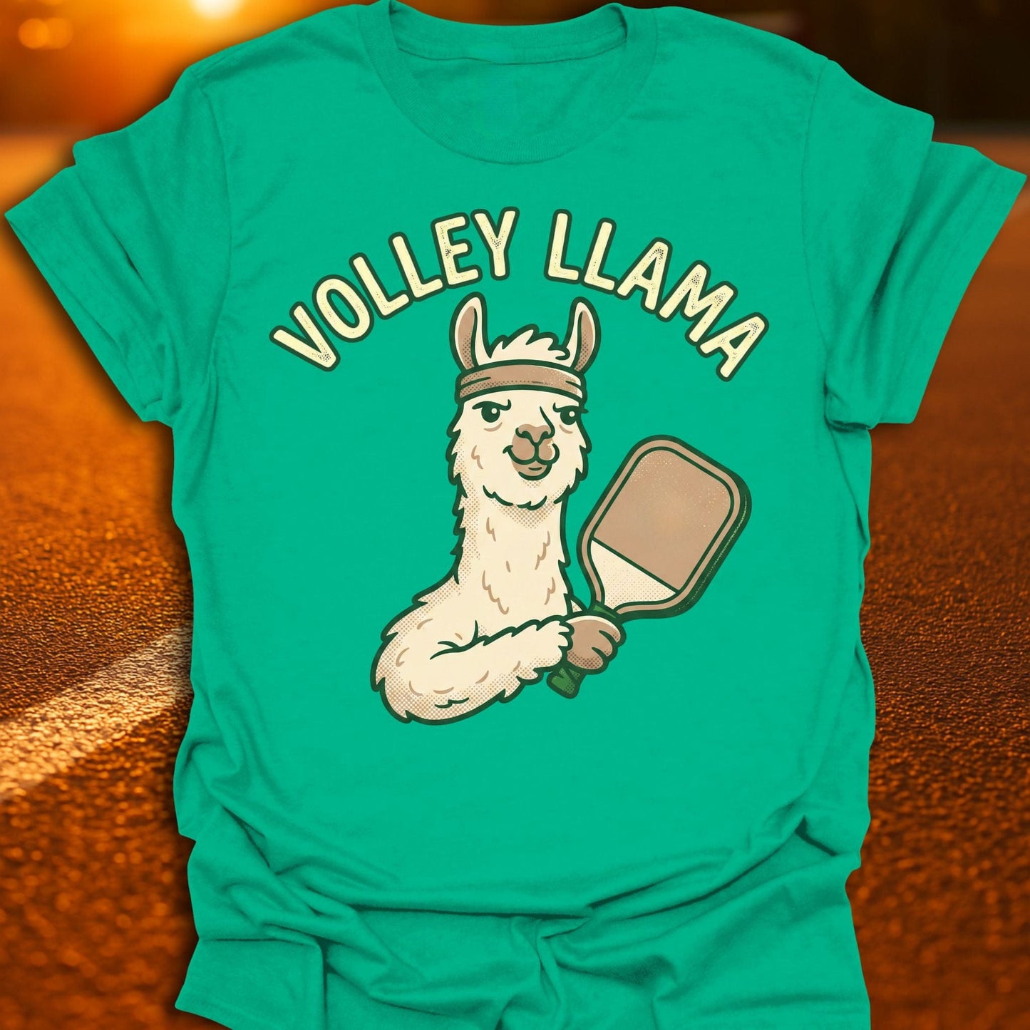 Volley Llama Pickleball T-Shirt