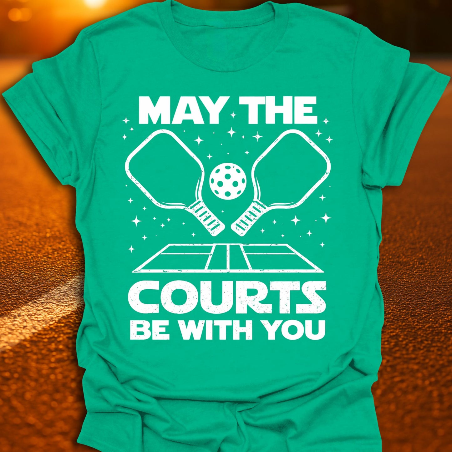 May The Courts Be With You Pickleball T-Shirt