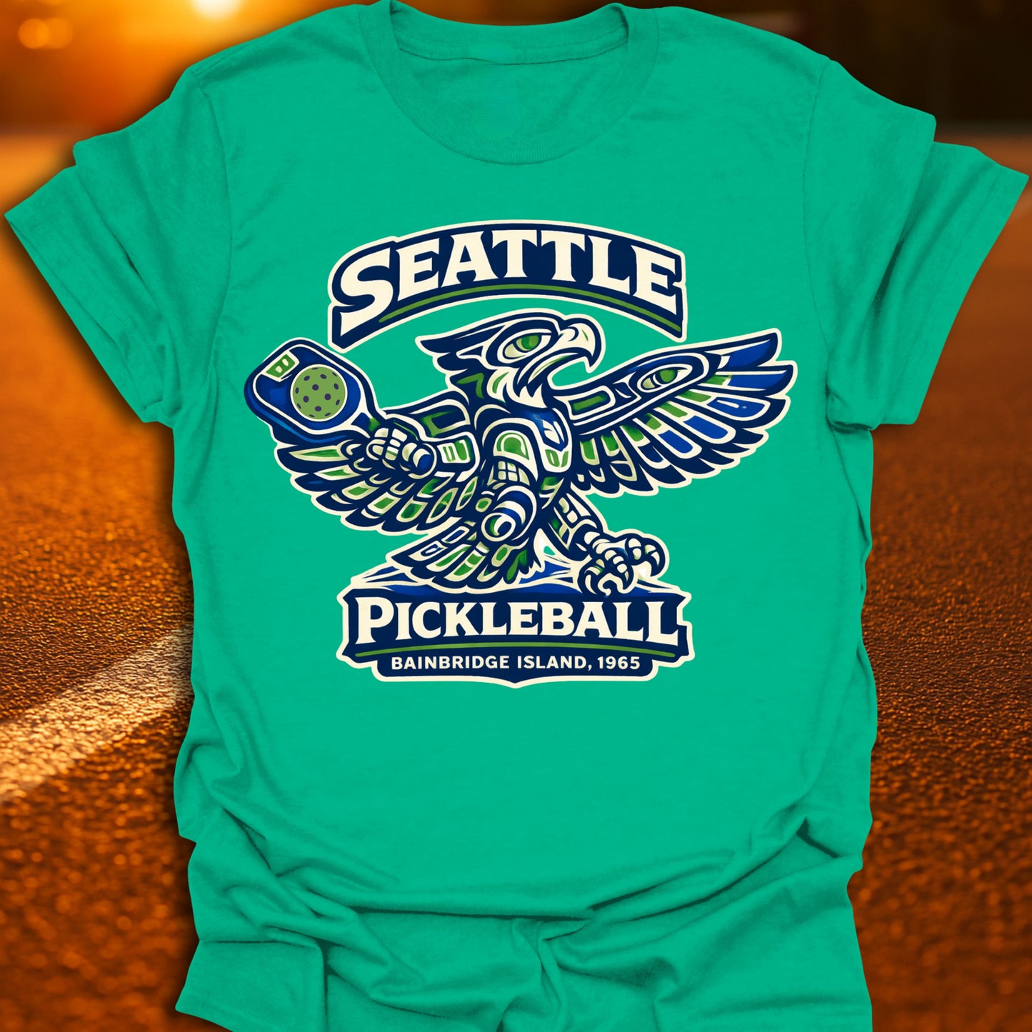 Seattle Throwback Pickleball T-Shirt